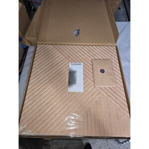 Fluxynara 6Pk Acoustic Felt Panels Bulletin Board 70x47 Oak New